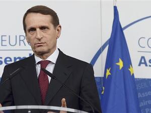 Russia parliament speaker Sergei Naryshkin (AFP/File Photo)