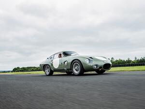 The DP215 was driven by Lucien Bianchi and Phil Hill at Le Mans in 1963 and is the final David Brown competition Aston Martin.