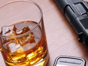 Alcohol and guns are a bad combination. (Shutterstock)