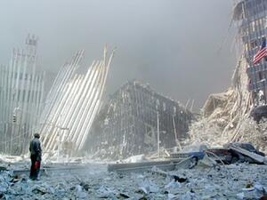 A man stands amid the rubble of NYC's World Trade Center days after the September 11 attacks in 2001. (AFP/Doug Kanter) A man stands amid the rubble of NYC's World Trade Center days after the September 11 attacks in 2001. (AFP/Doug Kanter)