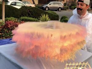 Booby-trapped bait package (Twitter)