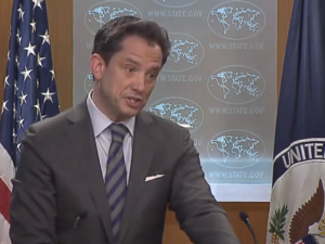 State Department spokesman Robert Palladino (Twitter)