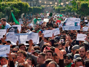 Algeria's mass protests (Twitter)