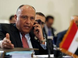 Egyptian FM in Dead Sea meeting (Twitter)