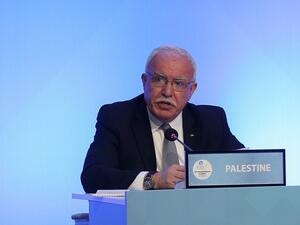 Riyad Al-Maliki, Palestine’s foreign minister (Twitter)