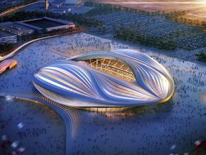 Al Wakrah stadium Qatar (Twitter)