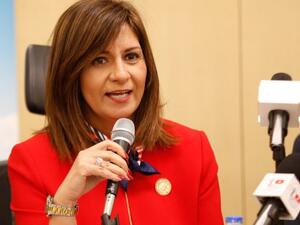 Egypt’s Minister of Immigration and Egyptian Expatriates Affairs, Nabila Makram (Twitter)