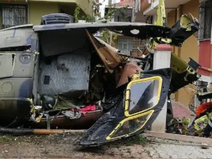 Military helicopter crash in Istanbul (Twitter)