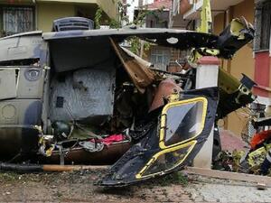 Military helicopter crash in Istanbul (Twitter)