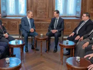 Al-Ahed’s Sit-Down with the Jordanian Delegation in Syria, Assad Sends a Message to the King (Twitter)