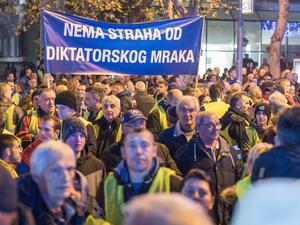 Yellow vest protests held in Montenegro (Twitter)
