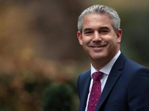 Britain's Brexit secretary Stephen Barclay (Twitter)