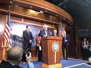 Sen Sanders reintroducing (with House and Senate colleagues) legislation to end the US involvement in the war in Yemen (Twitter)