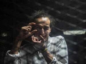 Egyptian photojournalist Mahmoud Abu Zeid, widely known as Shawkan (Twitter)