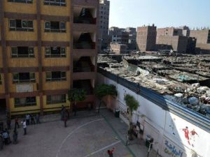 GARBAGE in the street of Cairo (Twitter)