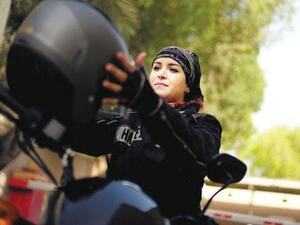 Saudi female bikers (Twitter)