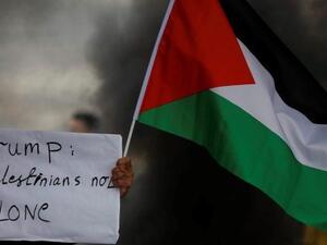 Palestinian appeals to international community (Twitter)