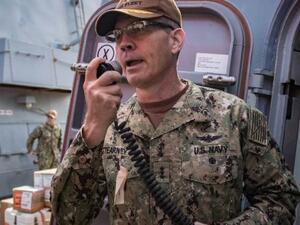 Vice Admiral, Commander of US Naval Forces Central Command, Scott Stearney (Twitter)