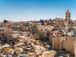 View on the landmarks of Jerusalem Old City (Shutterstock)