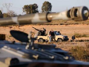 Libyan militias outside of Misrata. (AFP/File)