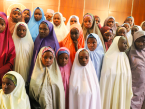 School girls in northeast Nigeria. Parents fear for their lives from Boko Haram, the terror organisation involved in mass kidnapping of pupils and teachers, 22 May , 2018 (AFP File Photo) 
