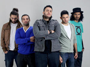 The popular band Cairokee rocked the night at the Presidential Palace
