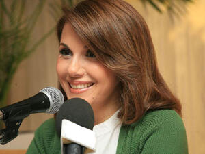 Majida El Roumi stays calm and collected in Tunisia. (Image: Facebook)