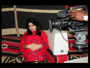Actress Reem Abdullah acting away. (Image: Facebook)