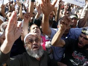 أتباع التيار السلفي في مظاهرة جمعة تطبيق الشريعة في مصر