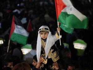 الاحتفالات الفلسطينية في الضفة بإقرار عضوية فلسطين غير الكاملة في الأمم المتحدة