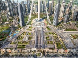 Aerial view - Dubai Square