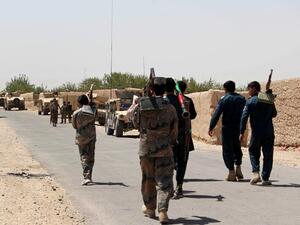Afghan security forces are headed to the area to sweep the road for land mines and bombs. (AFP/File)
