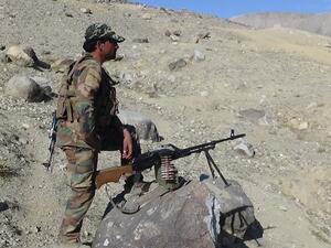 An Afghan security force member during a clash with Daesh in Nangarhar province. (AFP/File)