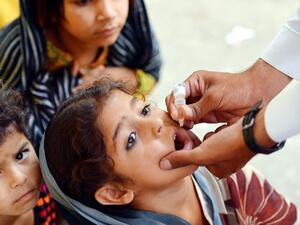Vaccination workers travel to rural areas to wipe out polio and other diseases. (AFP/File)