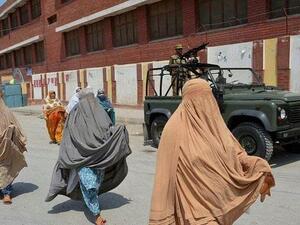 The English-language magazine also includes an article written by a Pakistani female doctor describing her decision to shun her western education and embrace Islam. (AFP) 