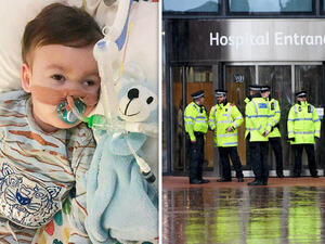 Alfie Evans hooked up to life support in hospital (AFP/File Photo)