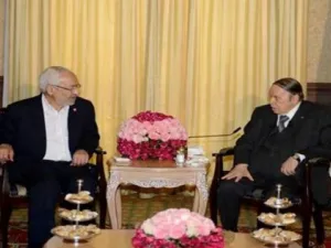 مباحثات متكررة يجريها رئيس حركة النهضة الغنوشي باستمرار مع الرئيس الجزائري عبد العزيز بوتفليقة