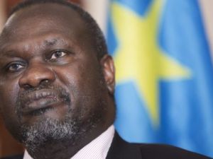 Riek Machar has not been seen in public since fleeing Juba last month. (AFP/File) 