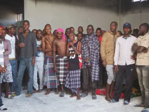 Migrants in Libya (Twitter)