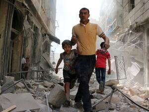 Hundreds of civilians were killed as the city was relentlessly bombarded in the siege from July to December 2016. (AFP/File)