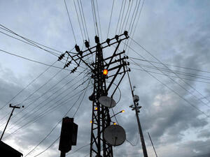 Even at full capacity, Egyptian and Israeli electricity grids fail to cover the Gaza Strip’s energy needs. (AFP/File)