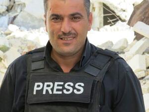 Al-Jazeera reporter Ibrahim al-Omar was killed at Termanin Idlib. (Twitter) 