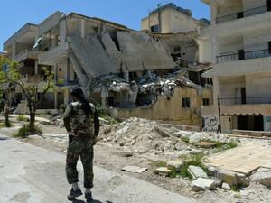 Syrian rebels seized control of the town of Salma in the coastal province of Latakia in 2012. (AFP/File) 
