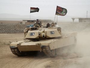 Soldiers from Iraq's 16th Division retook a series of villages north of Mosul, while pro-government paramilitary forces said they captured villages southwest of the city. (AFP/Ahmad Al-Rubaye)