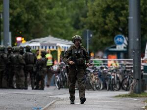 The third attack on civilians in Europe in barely a week saw panicked shoppers fleeing the Olympia (OEZ) mall in Munich as police launched a massive operation. (AFP/File)