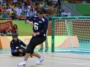 Israel's goalball team during 2016 match against Japan. (Twitter) 
