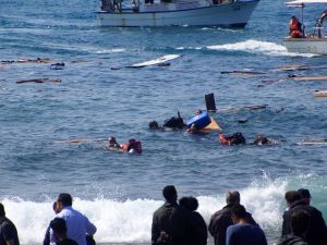More than 100,000 people have made the perilous journey across the Mediterranean Sea to Greece and other European states so far this year, according to the UN refugee agency. (AFP/Argiris Mantikos)