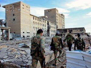 Syrian forces have been on the offensive against jihadist groups in Aleppo and Deir Ezzor. (AFP/George Ourfalian)
