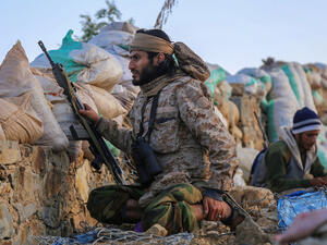 Yemen's central Taiz province has been under Houthi control for months. (AFP/File)