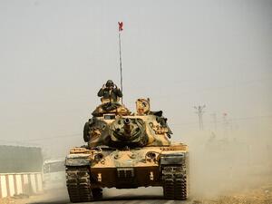 The Turkish incursion into Syria was apparently aimed at preventing the Kurdish forces from further advancing. (AFP/File) 